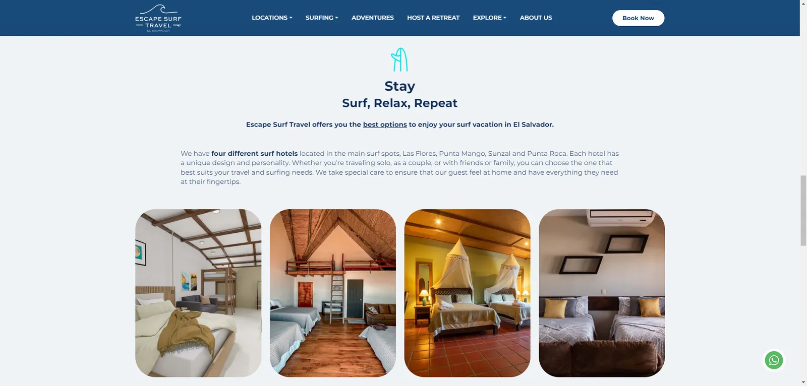 Escape Surf Travel: four bedroom interiors from its surf hotels